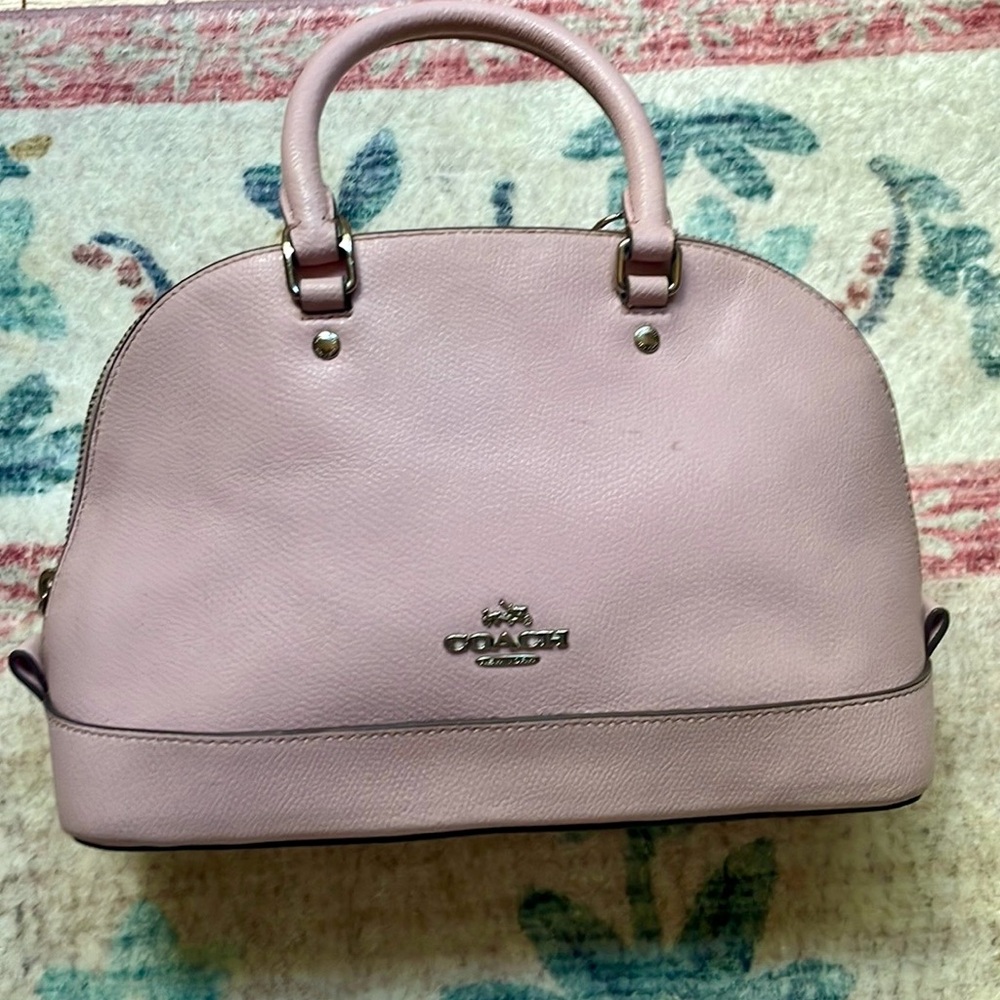 Coach pink Sierra mini leather purse